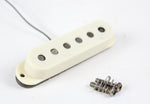 1980 Vintage Fender Stratocaster Gray-Bottom Flat-Pole NECK PICKUP 1979 Strat White Cover