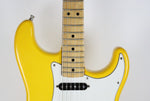 RARE 1981 Vintage Fender Stratocaster Hardtail ~Monaco Yellow~ Maple Neck STRAT +OHSC USA 1970s 1980s