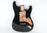 1989 Vintage Squier Fender Stratocaster Factory Black BODY Made in USA Strat 1980s