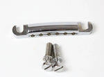 1986 Vintage Gibson USA Chrome Stopbar Tailpiece Original Les Paul Standard Heavy Zinc 1980s USA