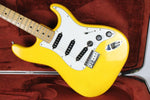 RARE 1981 Vintage Fender Stratocaster Hardtail ~Monaco Yellow~ Maple Neck STRAT +OHSC USA 1970s 1980s