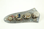 1974 Vintage Fender Jazz Bass Control Plate Stackpole Potentiometers Pots Cap 1970's USA