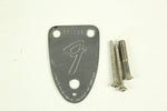 1975 Vintage Fender Stratocaster 3-Bolt Neck Plate ~CHROME~ USA Strat 1970s