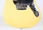 1976 Vintage Fender Musicmaster Guitar Olympic White Blonde All Original ~Rosewood~ USA 1970s CBS