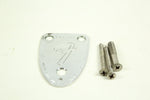 1975 Vintage Fender Stratocaster 3-Bolt Neck Plate ~CHROME~ USA Strat 1970s