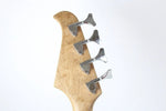 Early 2000's Silvertone Midnight Purple Indigo Jazz Bass J-Style Bass ~Rosewood Fretboard~