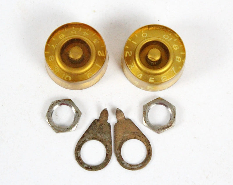 1974 Vintage Gibson Les Paul/L6-S/SG/ES Original Gold Speed Knobs 1970s USA