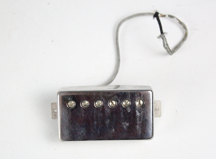 1970s-1980s Vintage Seymour Duncan 59BG Humbucker Pickup ~Chrome Cover~ 1959 PAF Reissue Gibson
