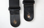 Padded Adjustable Nylon Guitar Strap with Non-Slip Mesh ~Black~