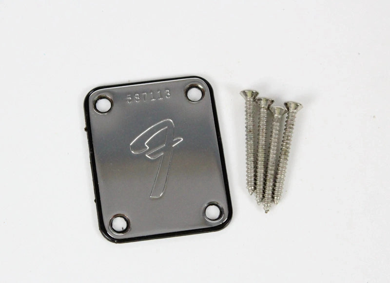 1975 Vintage Fender Precision Bass/Telecaster/Jazz Bass Neck Plate w/Orginal Screws 1970s USA
