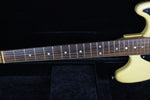 1976 Vintage Fender Musicmaster Guitar Olympic White Blonde All Original ~Rosewood~ USA 1970s CBS