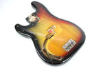 1977 Vintage Fender Precision Bass Lefty Sunburst Ash BODY Left-Handed 1970s USA PBass w/Original Bridge