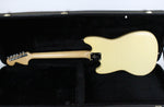 1977 Vintage Fender Musicmaster Guitar Olympic White Blonde All Original ~Beautiful Checking~ USA 1970s CBS