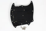 1977 Vintage Fender Mustang Loaded Pickguard Pickups Black USA w/Original Screws 1970s