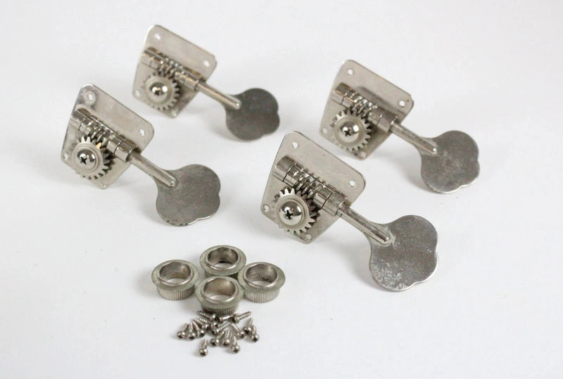 1950s-1960s Reissue Fender Jazz/Precision/Telecaster Bass Tuners NO LOGO Relic Set USA