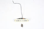 1980 Vintage Fender Stratocaster Gray-Bottom Flat-Pole NECK PICKUP 1979 Strat White Cover