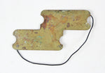 1968-1972 Fender Precision Bass Pickup Brass Shield Plate USA 1960s-1970s