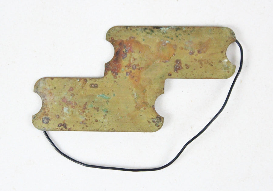1968-1972 Fender Precision Bass Pickup Brass Shield Plate USA 1960s-1970s