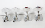 1976-1977 Vintage Fender Jazz/Telecaster/Precision Bass PBass Chrome ~Honest Patina~ TUNERS USA Tuning Pegs 1970s
