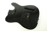 1973 Vintage Fender Telecaster Ash 4-Bolt BODY ~Black Refin~ Tele 1970s