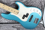 2018 Fender American Elite Precision Bass Ocean Turquoise Noiseless Pickup + OHSC USA 2010s