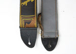 1970s Vintage Fender Legacy Monogrammed Leather Guitar Strap w/Plastic Buckle