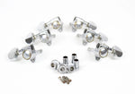 Standard GROVER Rotomatic 3x3 Tuners NICKEL ~Aged RELIC~ for Gibson Les Paul Standard/Custom/SG/ES