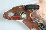 1989 Vintage Squier Fender Stratocaster ~Staggered Pole Pickups~ Loaded PICKGUARD Made in USA Strat 1980s