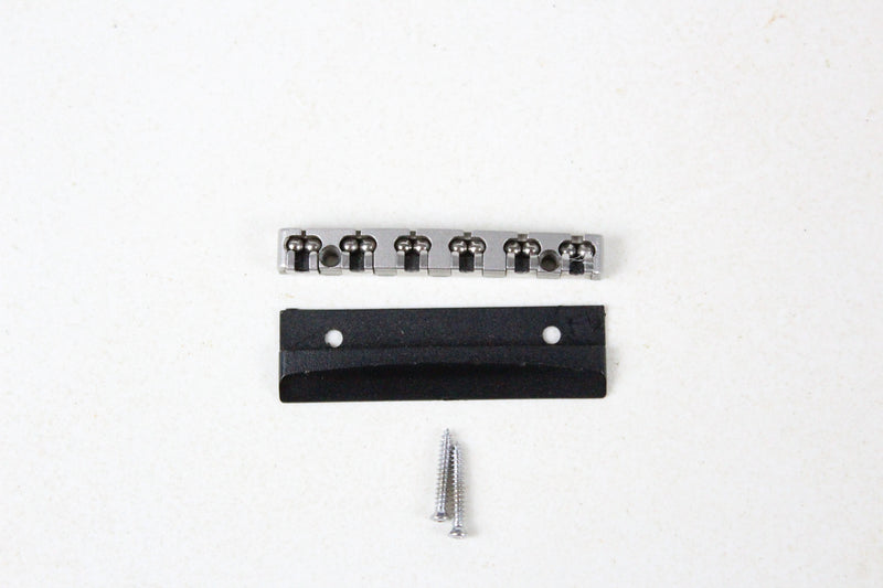 1990s Vintage Fender Stratocaster Plus LSR Roller NUT Strat w/Mounting Screws and Plastic USA