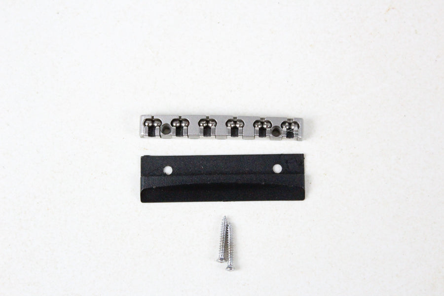 1990s Vintage Fender Stratocaster Plus LSR Roller NUT Strat w/Mounting Screws and Plastic USA
