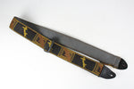 1970s Vintage Fender Legacy Monogrammed Leather Guitar Strap w/Plastic Buckle