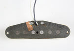 1980 Vintage Fender Stratocaster Gray-Bottom Flat-Pole NECK PICKUP 1979 Strat White Cover