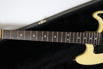 1977 Vintage Fender Musicmaster Guitar Olympic White Blonde All Original ~Beautiful Checking~ USA 1970s CBS