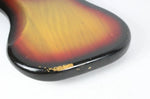 1977 Vintage Fender Precision Bass Lefty Sunburst Ash BODY Left-Handed 1970s USA PBass w/Original Bridge