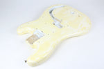 1976-1977 Vintage Fender Precision Bass Olympic White/Blonde ~Refin~ 4-Bolt BODY PBass 1970s USA