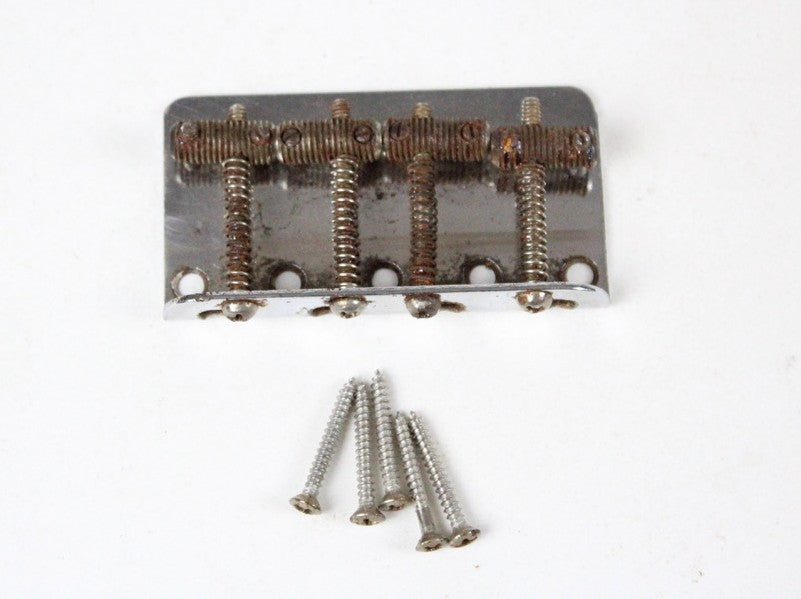 1966 Vintage Fender Precision Bass/Telecaster/Jazz Bass BRIDGE w/Original Screws USA 1960s