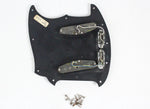 1977 Vintage Fender Mustang Loaded Pickguard Pickups Black USA w/Original Screws 1970s