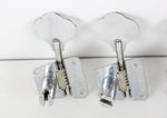 1976-1977 Vintage Fender Jazz/Telecaster/Precision Bass PBass Chrome ~Honest Patina~ TUNERS USA Tuning Pegs 1970s