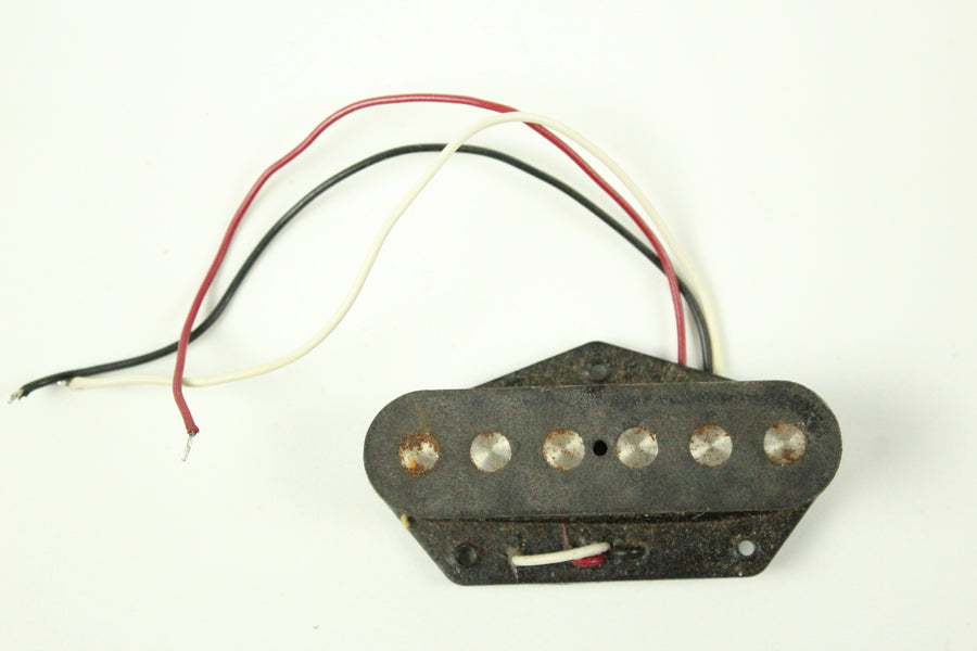 1980s-1990s Vintage Fender Telecaster Bridge PICKUP 3-Wire Black Tele USA