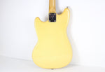 1976 Vintage Fender Musicmaster Guitar Olympic White Blonde All Original ~Rosewood~ USA 1970s CBS