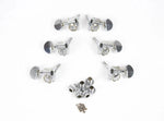Standard GROVER Rotomatic 3x3 Tuners NICKEL ~Aged RELIC~ for Gibson Les Paul Standard/Custom/SG/ES