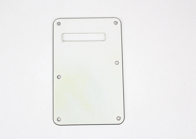 1991 Vintage Fender Stratocaster Plus/Deluxe/American Standard White Tremolo Back Cover USA Strat 1990s