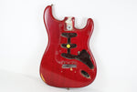 RARE 1979 Vintage Fender Stratocaster ~Killer RELIC~ Factory Wine Red Ash BODY Strat USA 1970s CBS Era