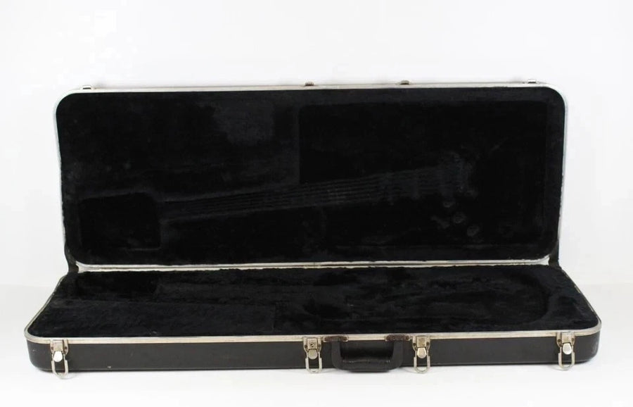 1978 Vintage Fender Stratocaster Molded Black Plastic Hardshell CASE CBS Era 1970s-1980s USA Strat