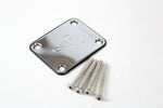 1974 Vintage Fender Precision/Telecaster/Jazz Bass 4-Bolt Neck Plate ~Chrome~ 1970s