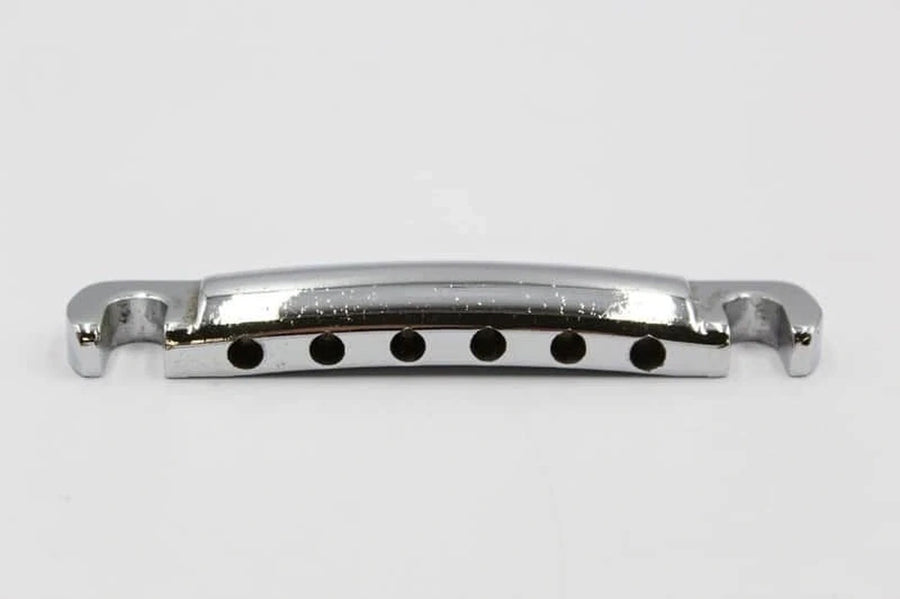 1980s Vintage Epiphone for Gibson Les Paul Stop Tailpiece Chrome