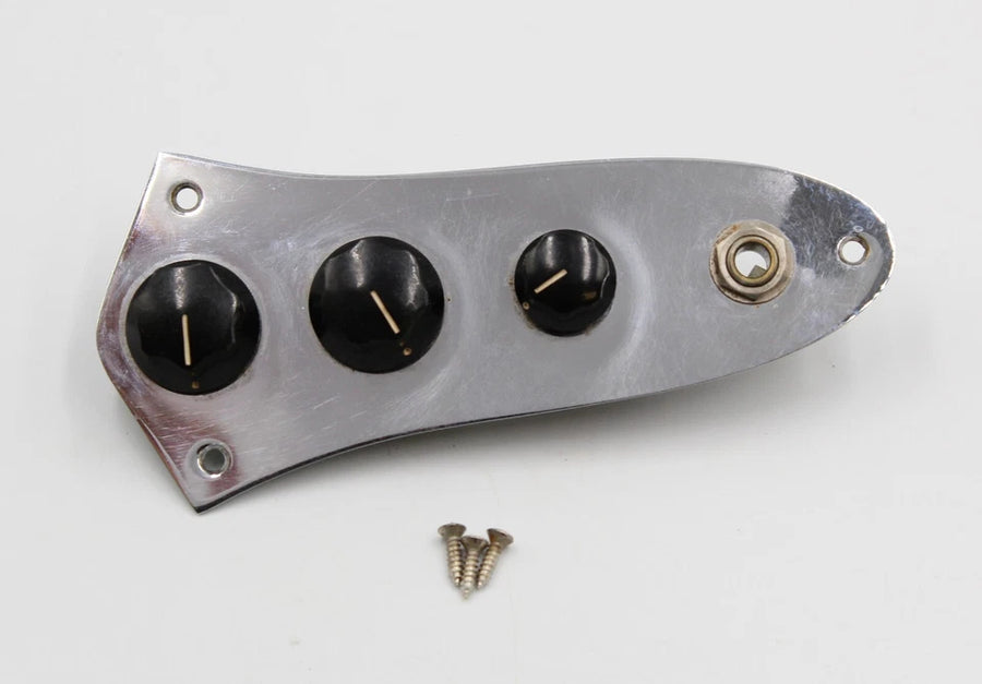1973 Vintage Fender Jazz Bass CONTROL PLATE 1970s USA