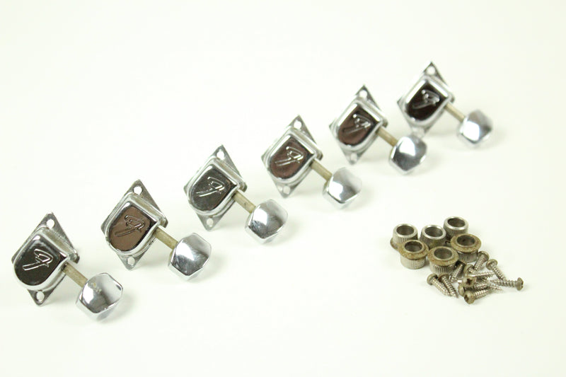 1967 Fender Vintage Stratocaster/Telecaster ~F TUNERS~ 1968 1969 1970 1971 1972 1973 1974 USA