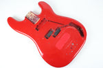 1976 Vintage Fender Precision Bass Bright Red Refinish Alder 4-Bolt BODY PBass 1970s USA