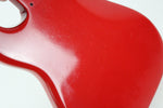 1976 Vintage Fender Precision Bass Bright Red Refinish Alder 4-Bolt BODY PBass 1970s USA